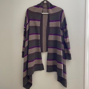 CYNTHIA ROWLEY open high-low outer cardigan